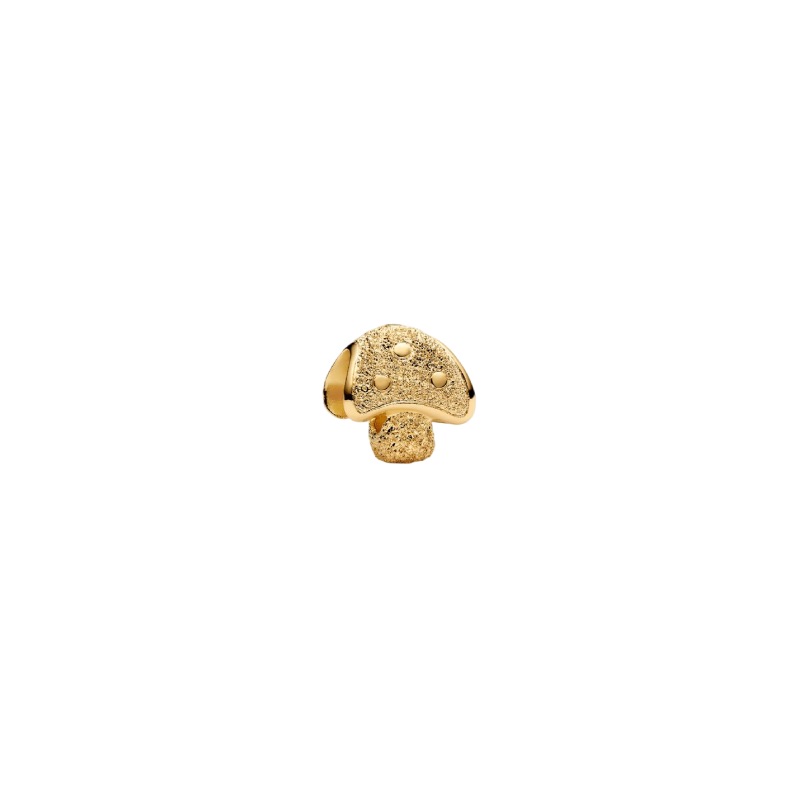 Charm PANDORA - Mini Charm Fungo effetto diamantato Placcatura in Oro 14k - 764048C00