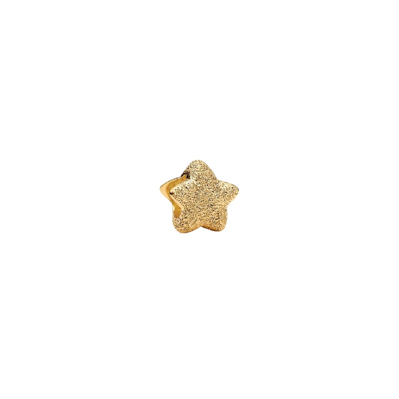 Charm PANDORA - Mini Charm Stella effetto diamantato Placcatura in Oro 14k - 764050C00