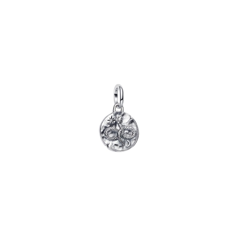 Charm PANDORA - Medallion Serpente "Memento Vivere" Argento Sterling 925 - 793976C01