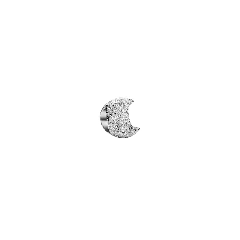 Charm PANDORA - Mini Charm Luna effetto diamantato Argento Sterling 925 - 794054C00