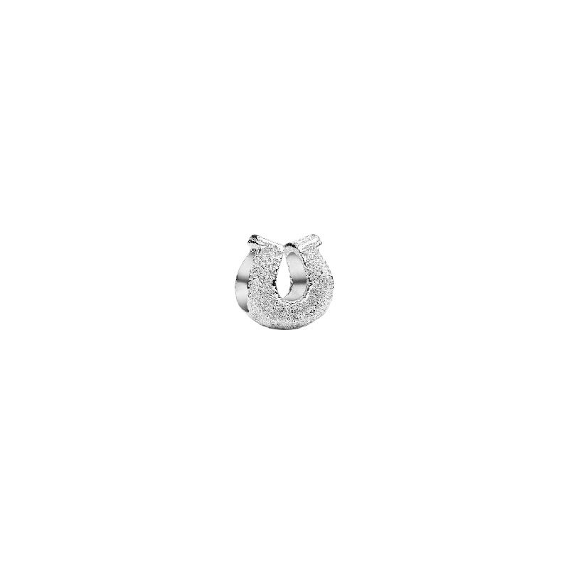 Charm PANDORA - Mini Charm Ferro di cavallo effetto diamantato Argento Sterling 925 - 794056C00