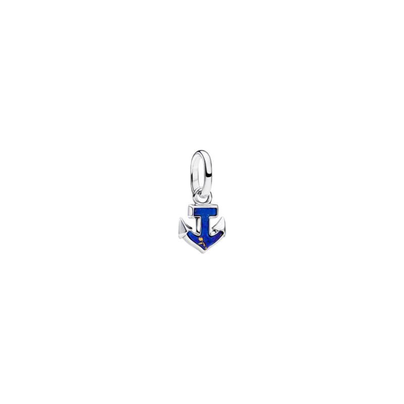 Charm PANDORA - Mini Pendente Ancora Blu Pandora ME - 794610C01