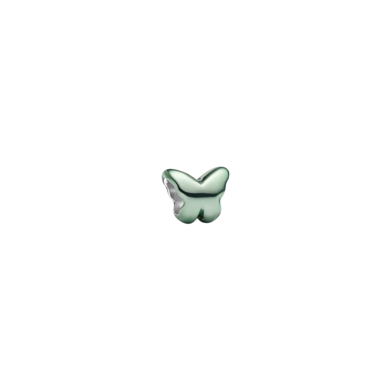 Charm PANDORA - Mini Charm Farfalla effetto metallico verde - 794783C01