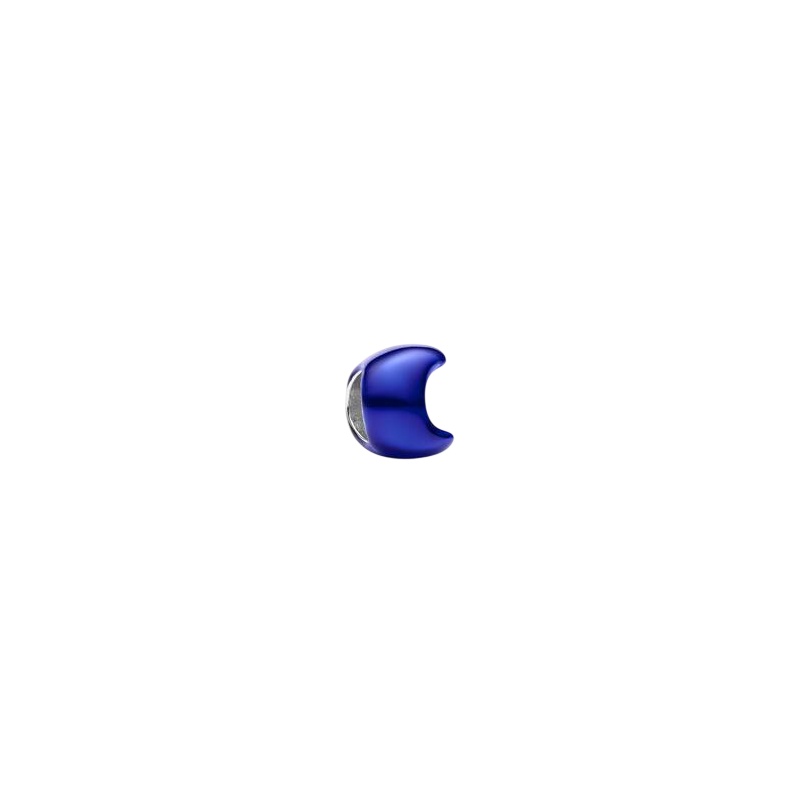 Charm PANDORA - Mini Charm Luna effetto metallico blu - 794784C01