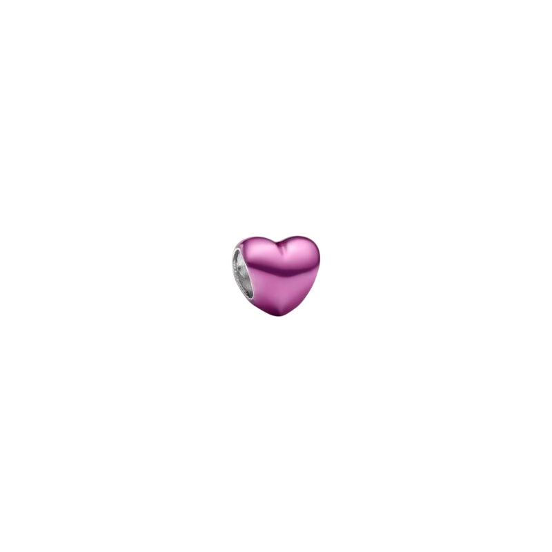 Charm PANDORA - Mini Charm Cuore effetto metallico rosa - 794785C01
