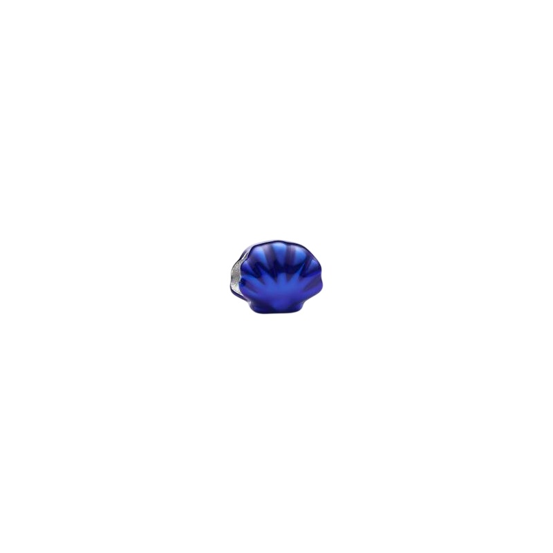 Charm PANDORA - Mini Charm Conchiglia effetto metallico blu - 794898C01