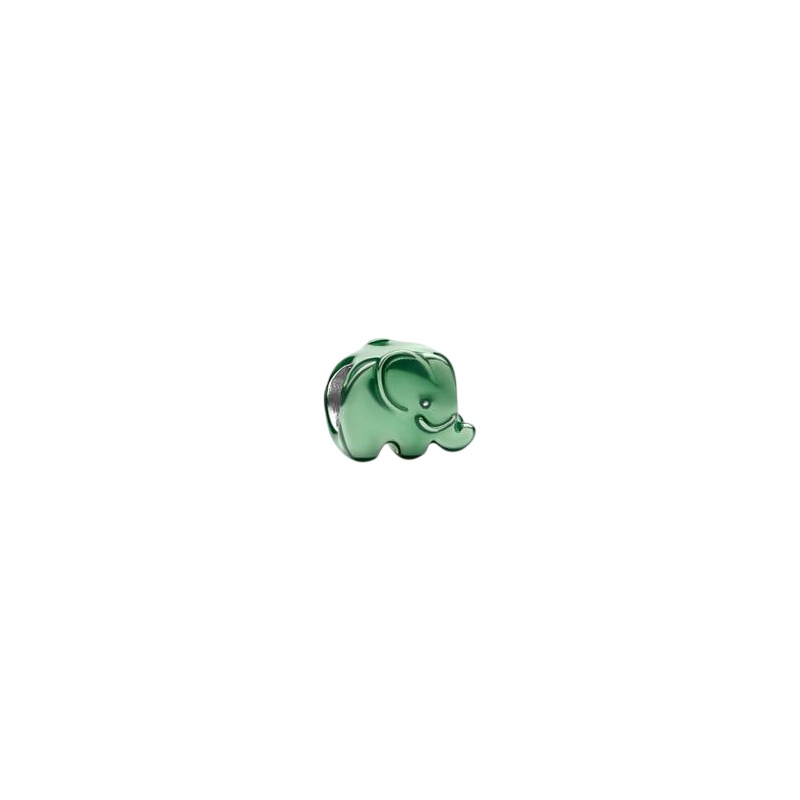 Charm PANDORA - Mini Charm Elefante effetto metallico verde - 794901C01